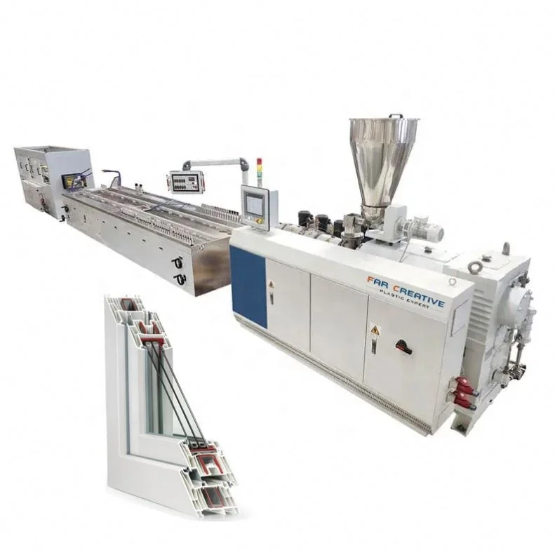 Plastic Steel Pvc Ceiling Profile Extrusion Production Line Extruder