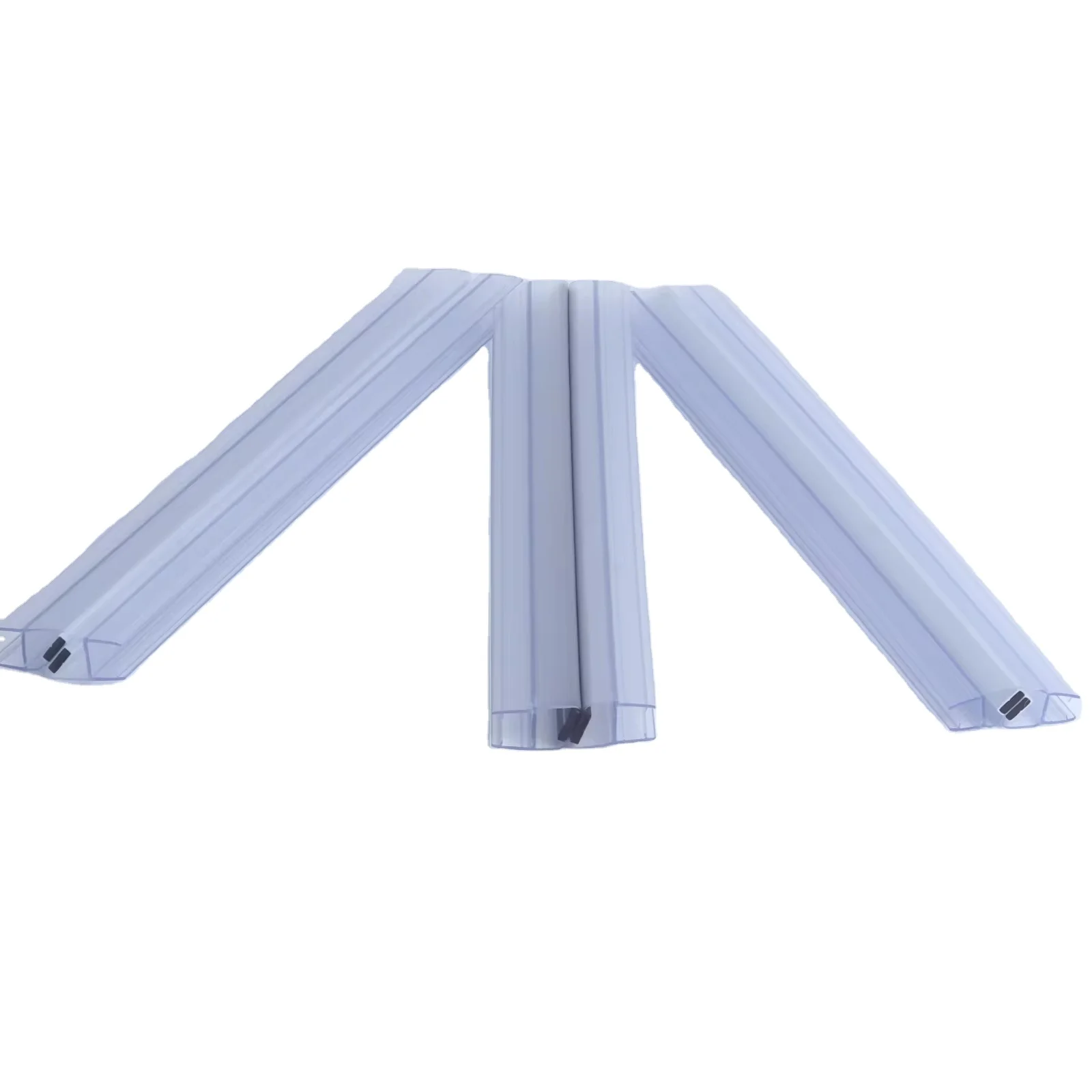 90/180 Degree Glass Door And Window Magnetic PVC Rubber Waterproof Seal Strip Shower Door Sealing Strip