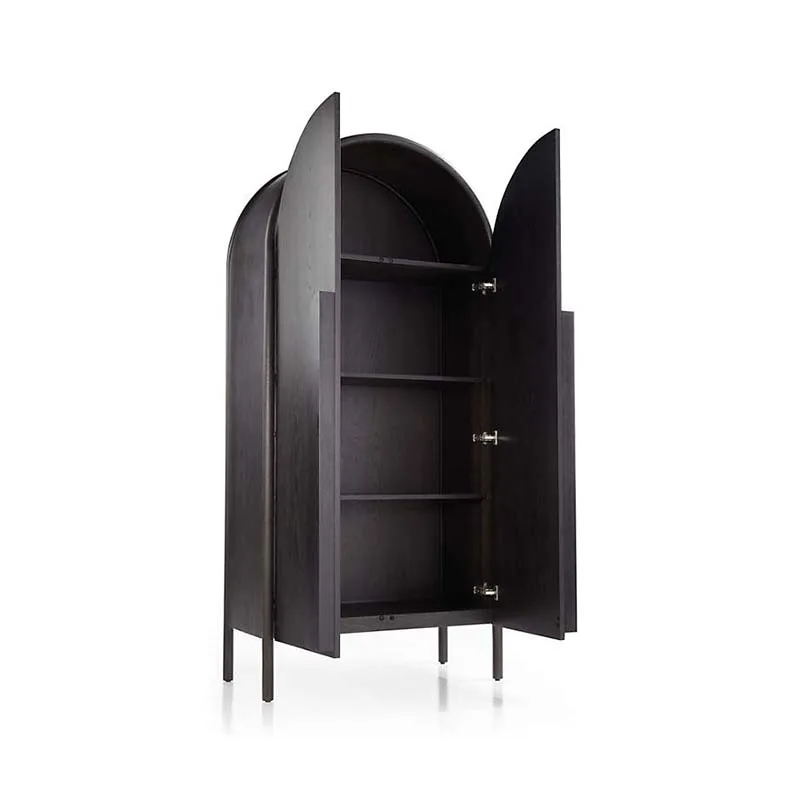 Faddish Black Color Tool Storage Cabinet High-capacity Kitchen Cabinet