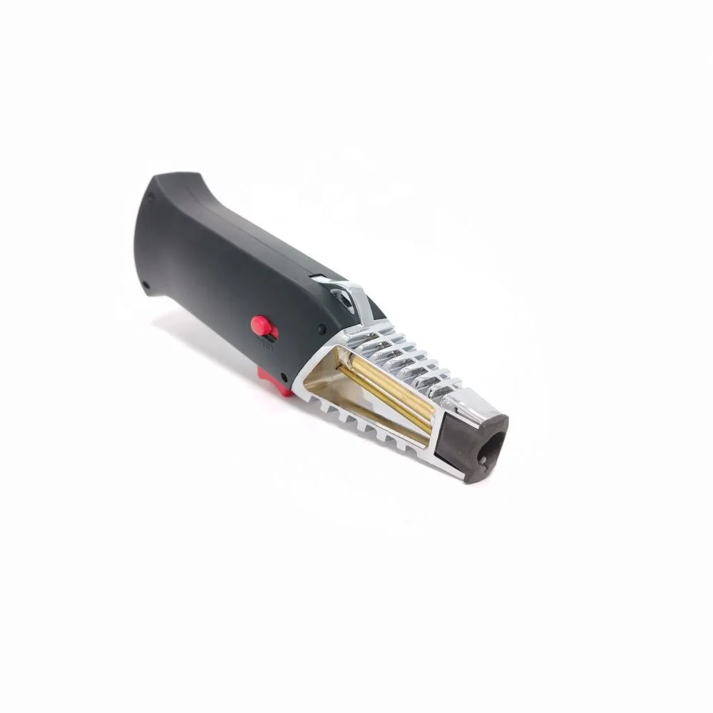 China Manufacturer 928A Custom Logo Metal Pen Jet Flame Windproof Straight Cooking Kitchen Butane Gas Torch Lighter