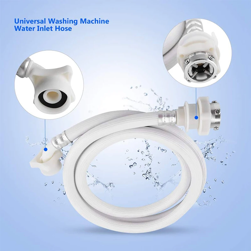 Washing Machine Hoses PVC Washing Machine Pipe Fill Connector Inlet Tube Connector Lnlet Hose