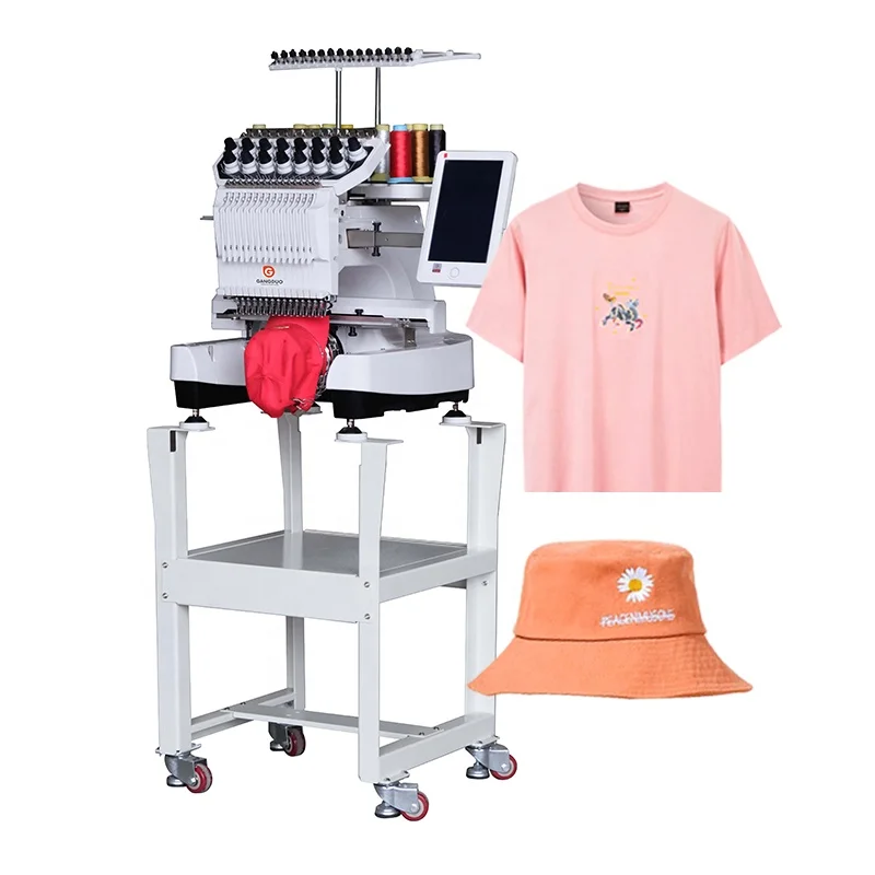 Lock Array Laser Cutter Mini Hat Mix Embroidery Make Backing Paper Machine 50*120 Videos 10needle 2022