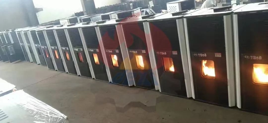 DX-100A 10kw Hot sale air heating wood pellet stove wood heating air pellet stove