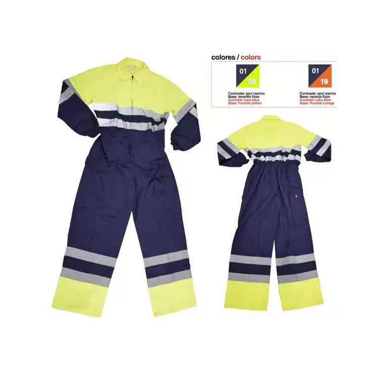 
Wholesale Customized reflective safety clothing Mens Work Coverall Coveralls 