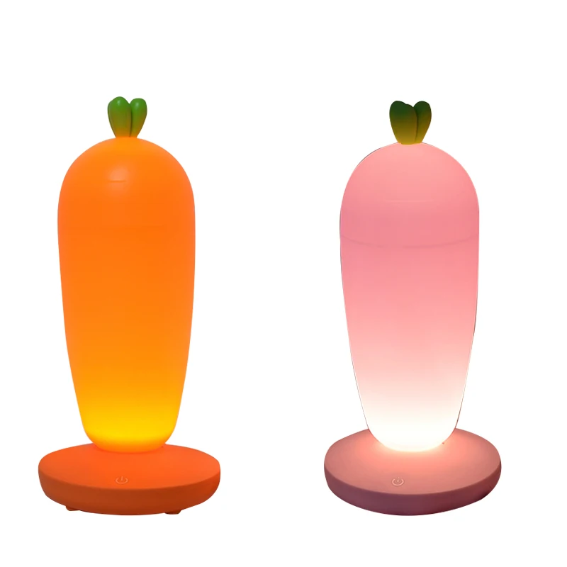 
Carrot Shape Lamp Night light, Bedroom Bedside LED Small Night light 