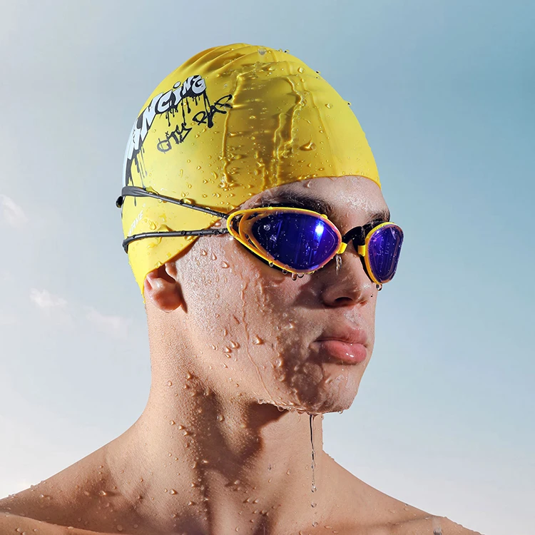 High quality new products uv protect pc lens swim glass swimming googles