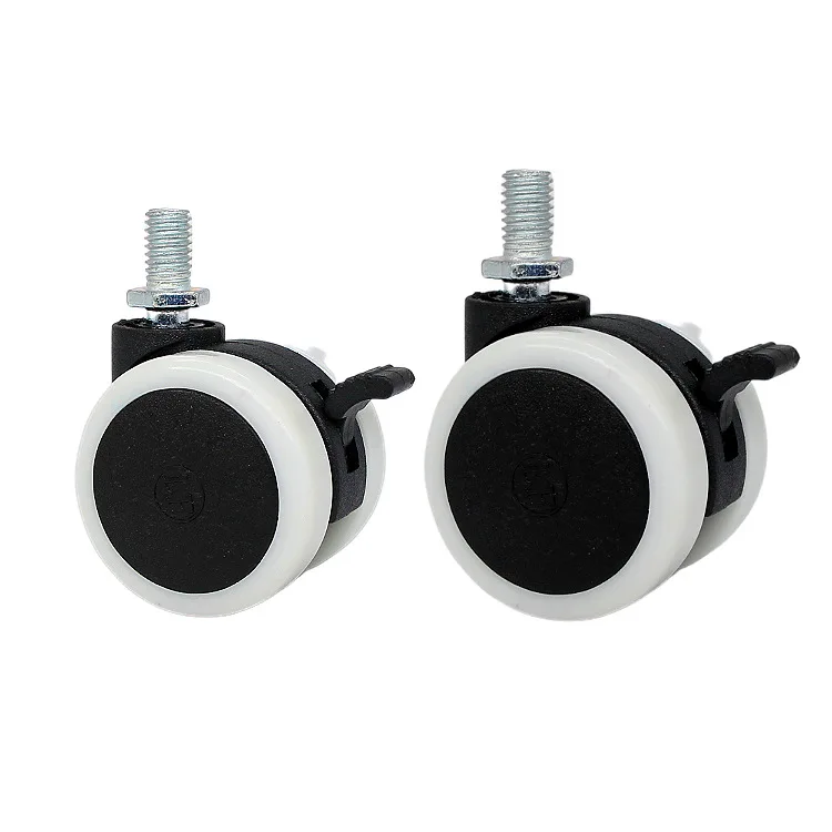 1.5 inch 2 inch Rubber Swivel Office Chair Caster Furniture Castor Caster