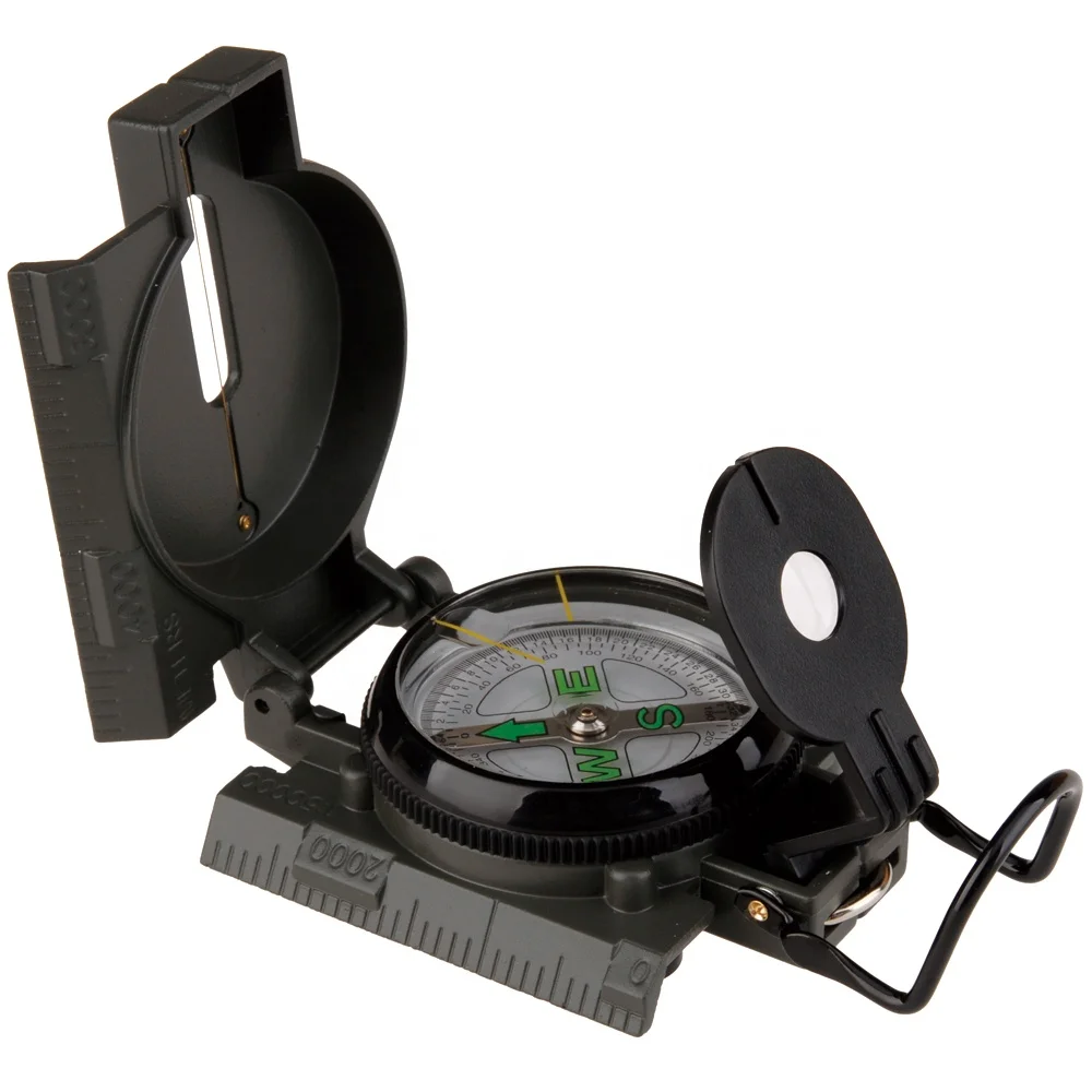
Military pocket metal multi-functional survival compass, camping survival compass 