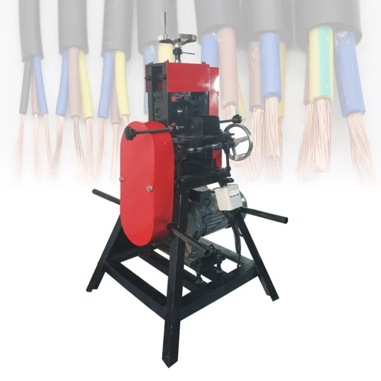 10-15M/Min  Multi Cord Peeler Scrap Metal Wire Stripping Machine For Large Waste Resources Recycling Station