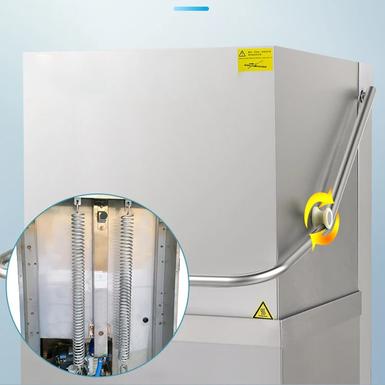 Fully Automatic Dishwasher with Countertop Kitchen Commercial Stainless Steel Dishwasher