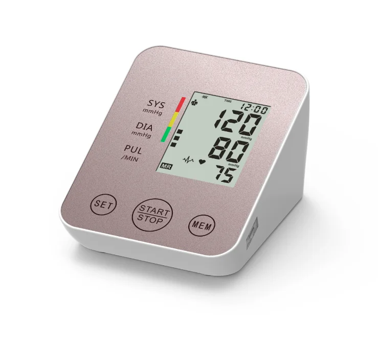 China factory cheap price LCD Display Blood Pressure Monitor, Portable & Household Arm Band Type Sphygmomanometer, Automatic Upp