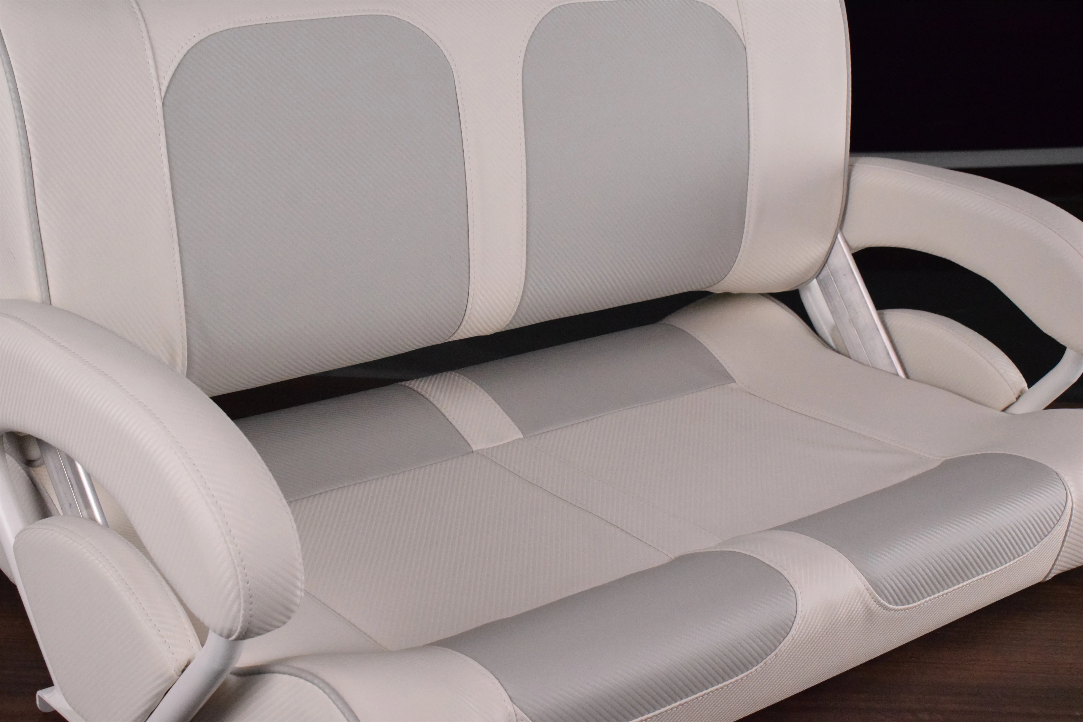 Factory directly Deluxe Comfort Double side shaped seat UV stabled marine upholstery Helm Captain Boat Seat