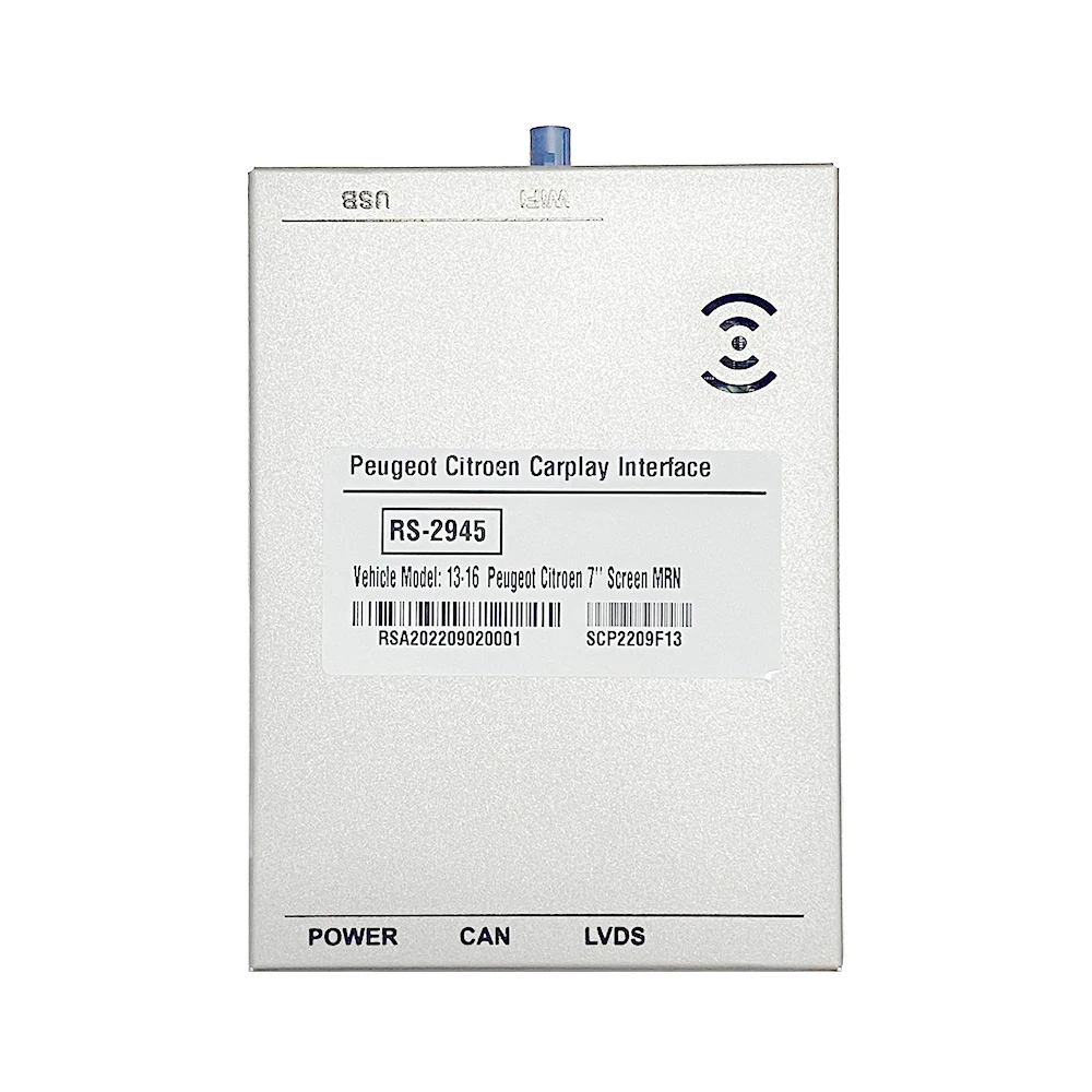 Беспроводная система Carplay MRN/SMEG для Citroen C1 C3 C4 C5 2013-2016 7-дюймовый экран