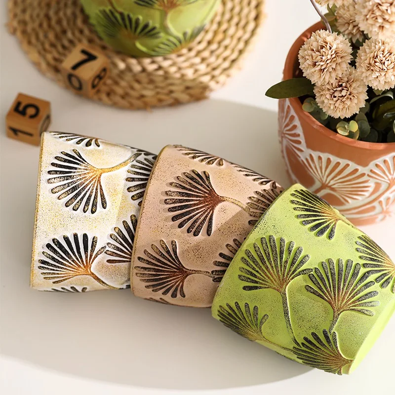 New arrival modern home garden decoration clay pot indoor ceramic succulent planters terracotta pots for plants.JPG