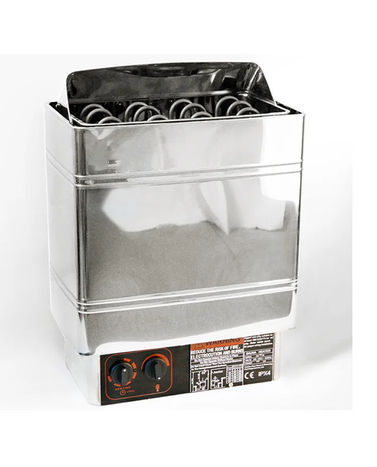 Electric Sauna Stove Wood Burning Sauna Heater Sauna Accessories Dry Steam Computer Control Panel Modern Acrylic Graphic Design