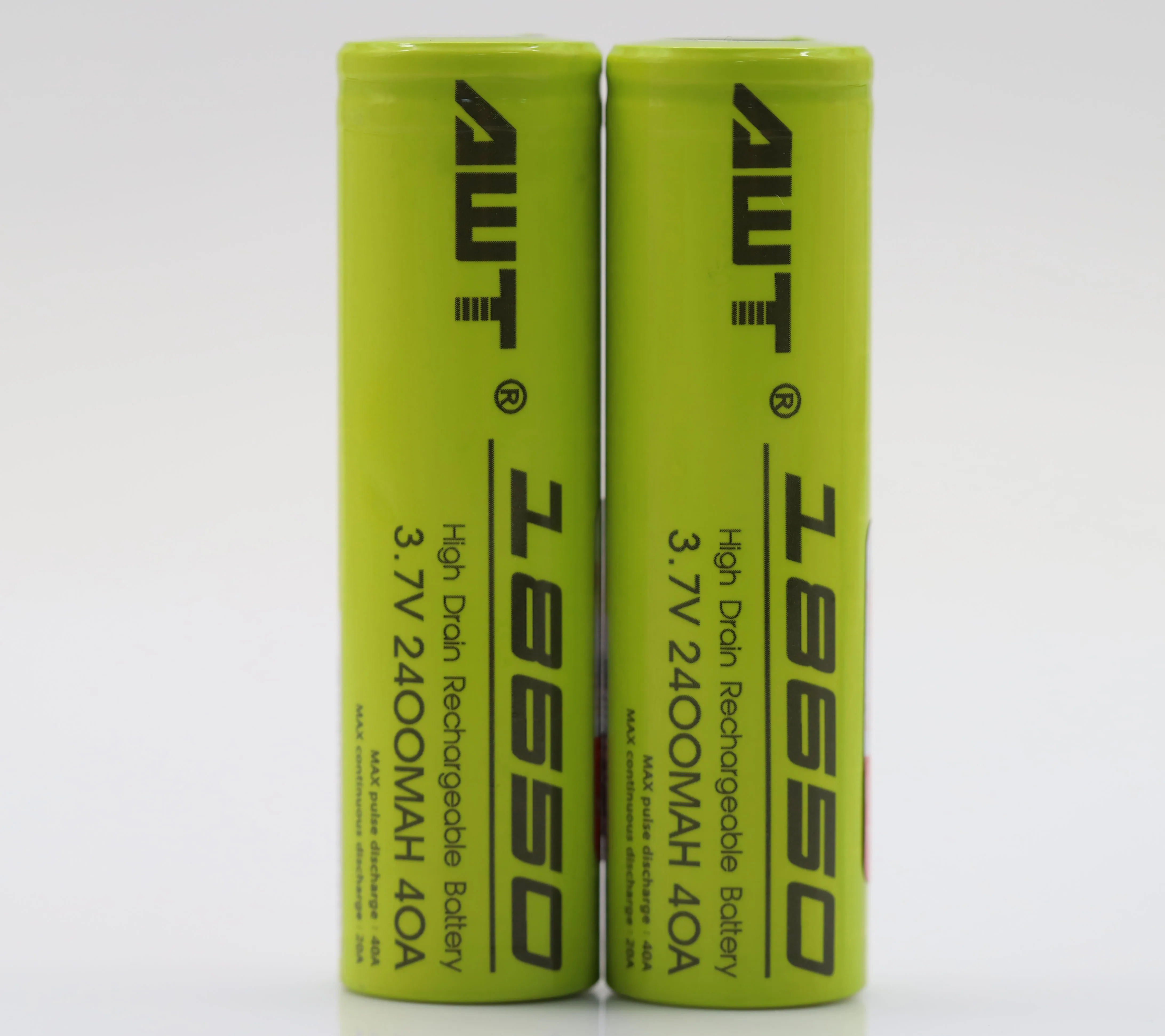 2021 hot sale  AWT 18650 3.7v 2400mAh 40A vape battery packaging 510 vape battery vape battery for solar energy system