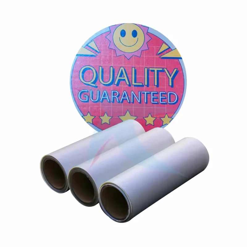 Holographic colorful Heat Transfer Film Customized Textile Printing DTF Film for fabric clothing 30cm 60cm