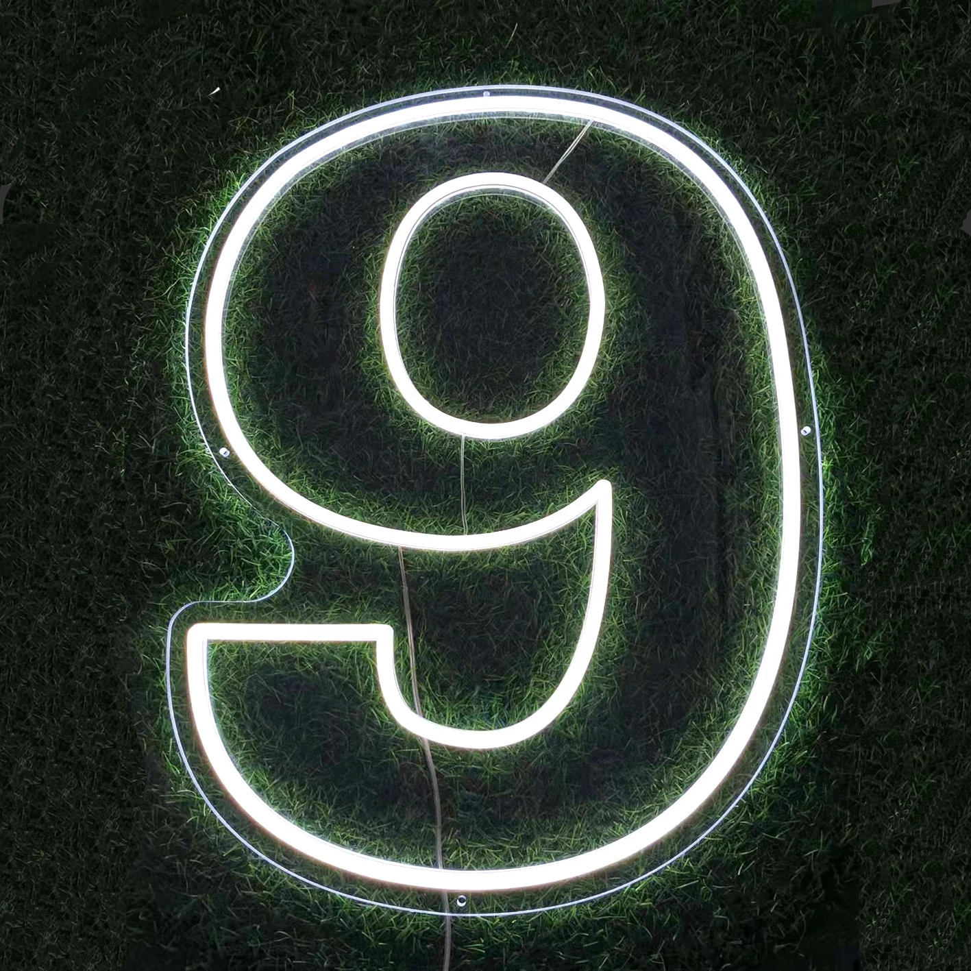 Arabic Letters Number 9 waterproof luminous led rgb colorful letters custom neon sign
