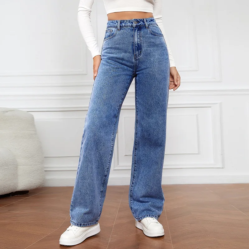 Factory custom Straight jeans Straight-leg Jeans Straight-leg Jeans