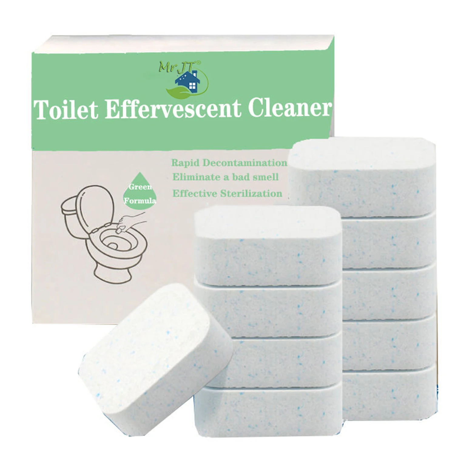 OEM toilet cleaning effervescent tablet cleaner toilet bowl cleaning tablet toilet cleaning detergent tablets