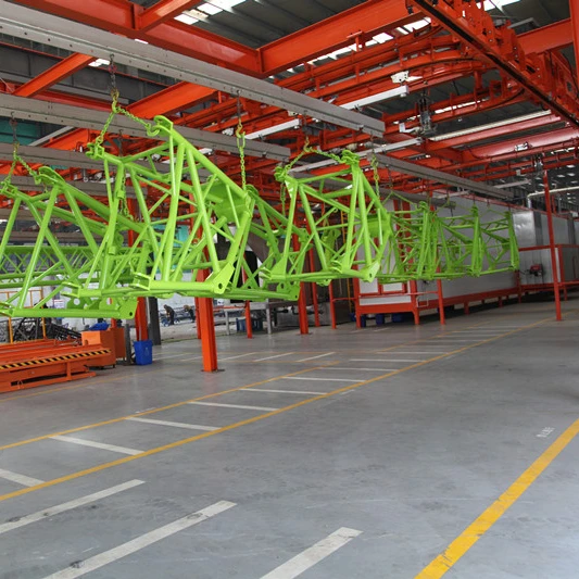 Powder coating line overhead power and free conveyor system conveying equipment