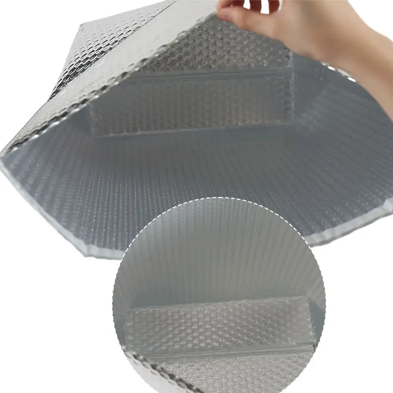 Customized Printed Logo Aluminum Foil Mail Bubble Waterproof Shipping Padded Envelope Courier Packaging Bag Self-Seal