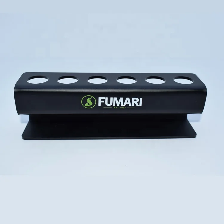 Customized Black Test Tube Display Holder Acrylic Tube Display Stand Racks