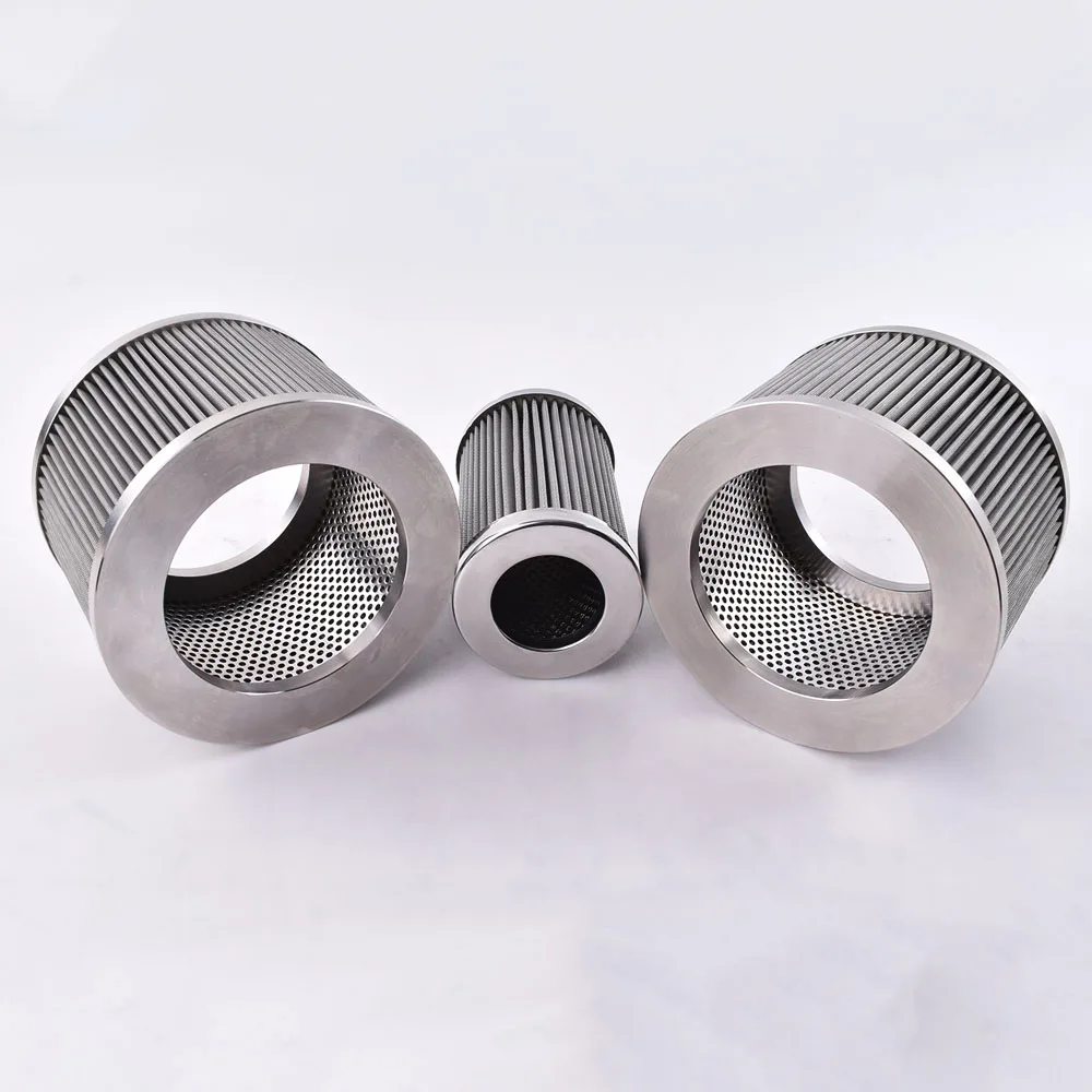 Factory outlet customized washable pleated filter element  Effectively removes impurities Stainless steel pleated filter