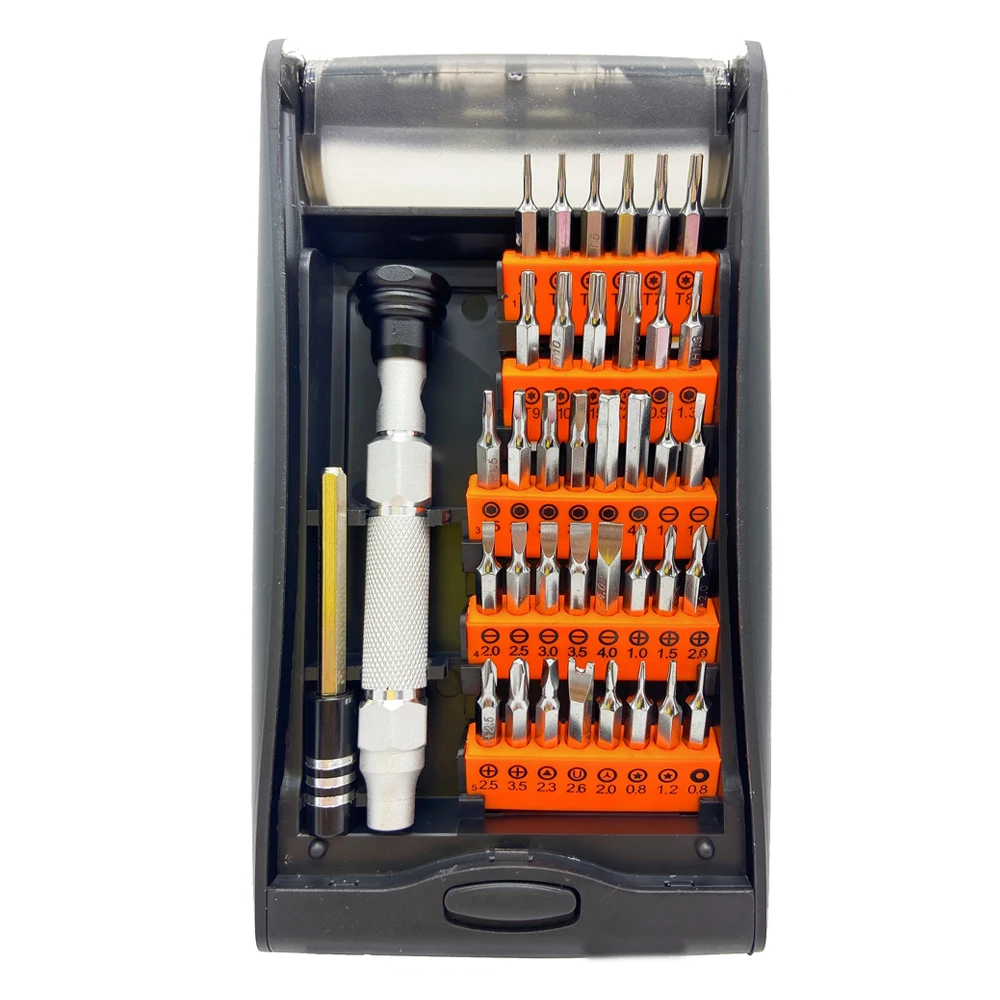 Hotsale Automatic Flip Design Aluminium Alloy 38 In 1 Precision Screwdriver Repair Tool Set