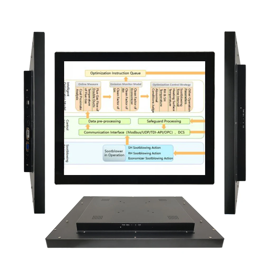 Factory Custom 19 inch capacitive TFT USB Touchscreen HDMI Monitor embedded touch screen indusrtrial monitor