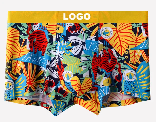 XIWEI Seamless Underwear Fashion Man boxer briefs Many Colors Men printed boxer briefs