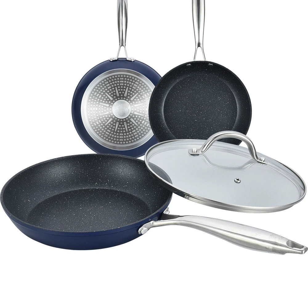 Kitchen Cooking Set Cookware Fry Pan Nonstick Set Cookware Set Cooking Granite With Lids 8 10 12 13 inch