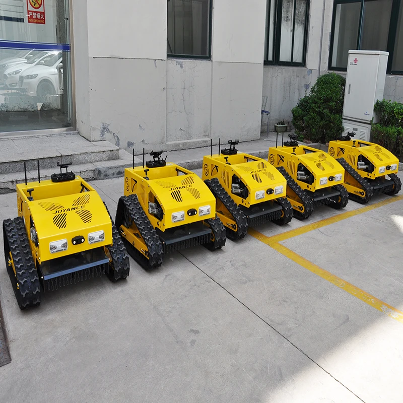 Joyance Remote control intelligent lawn mower chassis can lift and lower large cutting width lawn mower