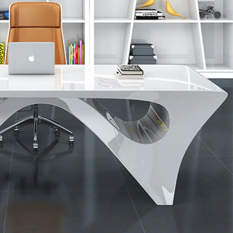 Simple Paint Boos Desk President Computer Table Modern Executive Desk And Chair Manager Office Table