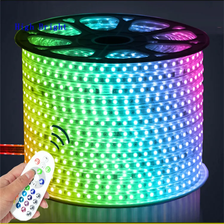 2 м водонепроницаемый RGB светодиодные полосы комплект Синхронизация с музыкой пульт дистанционного управления 12 В 5050 светодиодов 30 светодиодов/м 16 видов цветов регулируемой яркостью