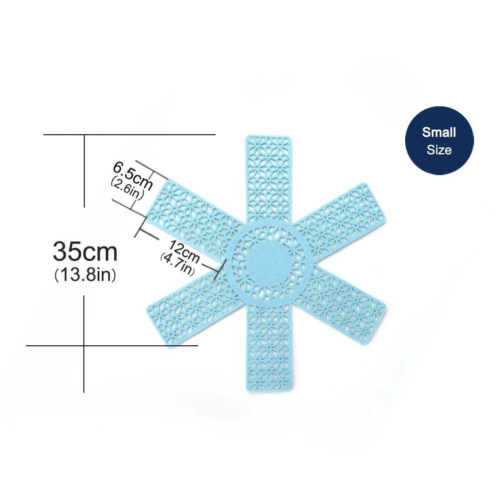 Masthome polyester nonwoven fabric Bowl Pot Pan protect mat,Pot Pan pads