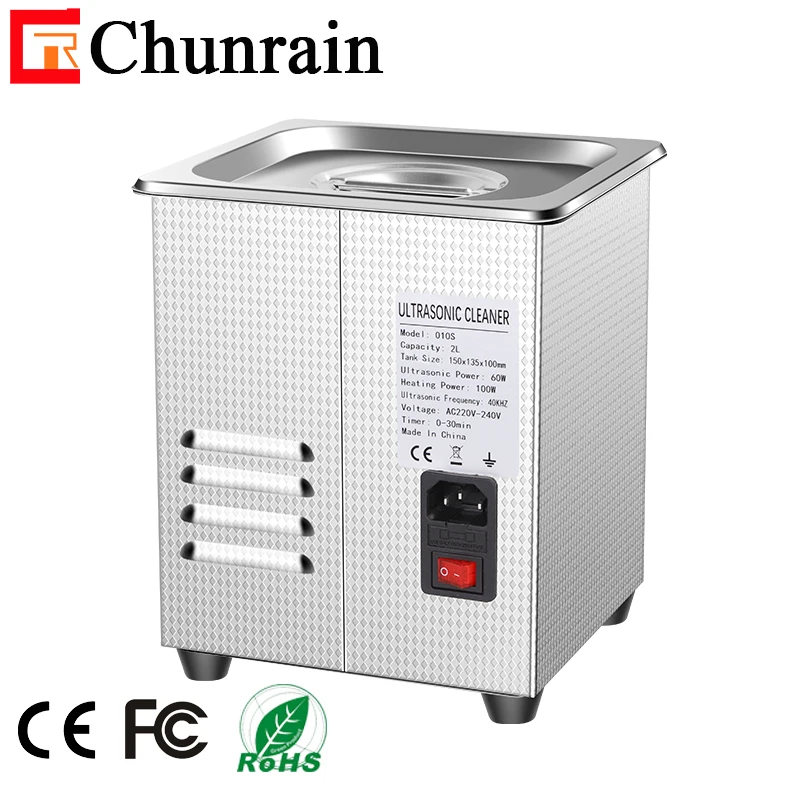 Ультразвуковой очиститель CR-010SP 2 л 120 Вт с цифровым таймером и