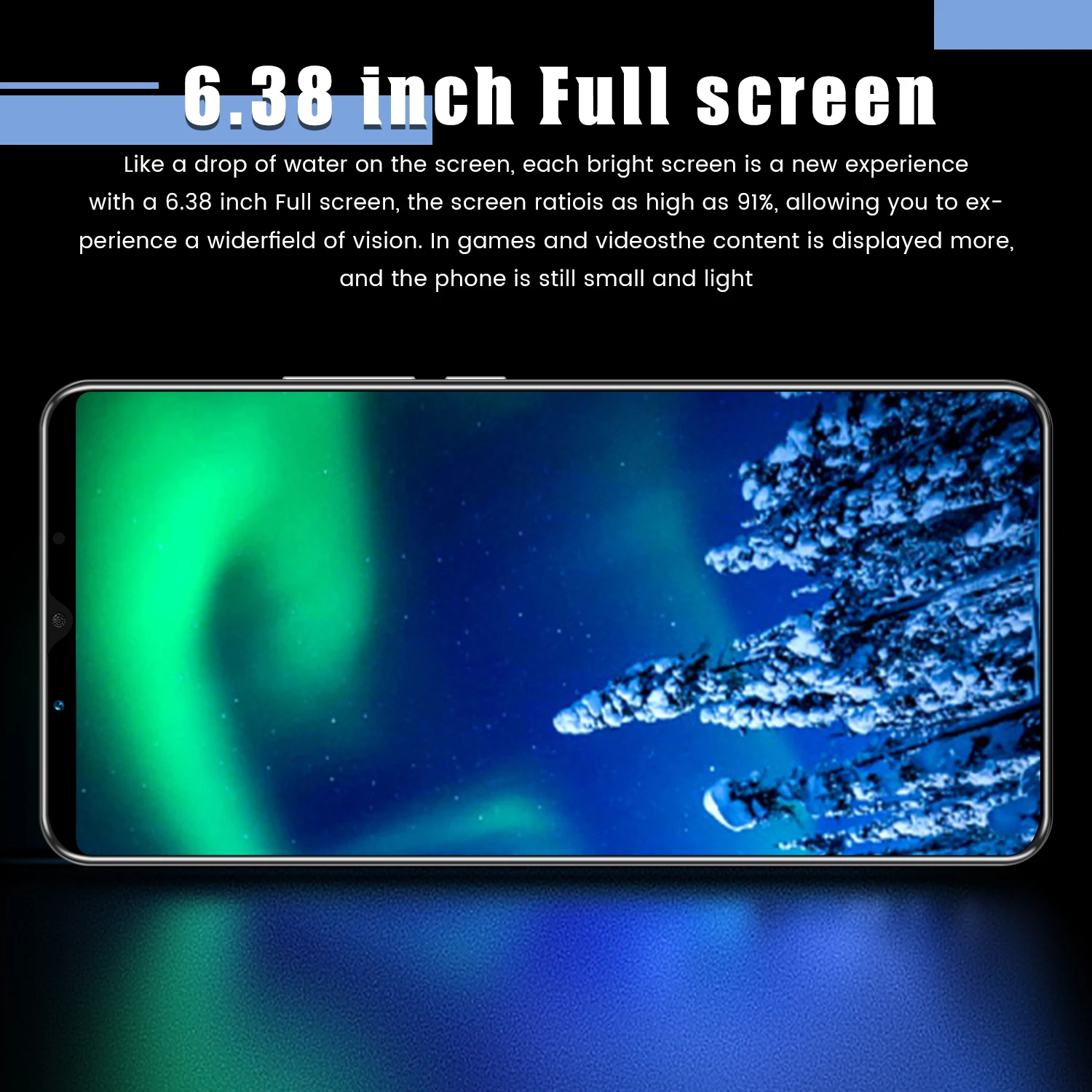 Cheaper Price Mobile Phones M12 Uitra 6.38 inch Big Screen Smart Phone 12+512GB Large Memory Android Smart Face Unlock cellPhone