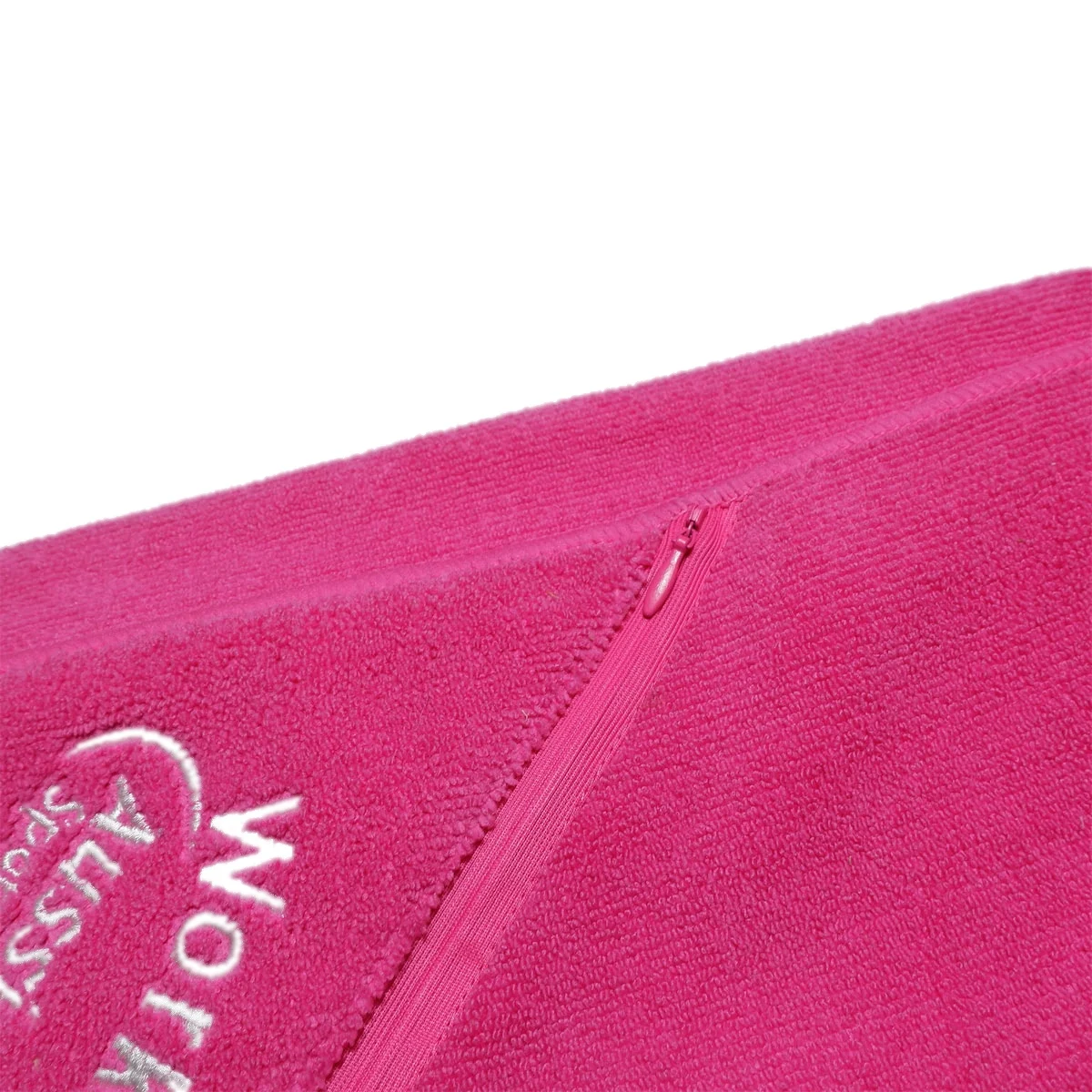 
Microfibre Custom Print Logo Swim Gym Fitness Towel Sport Towel With Triangle Zipper Pocket Support Custom Design Style 