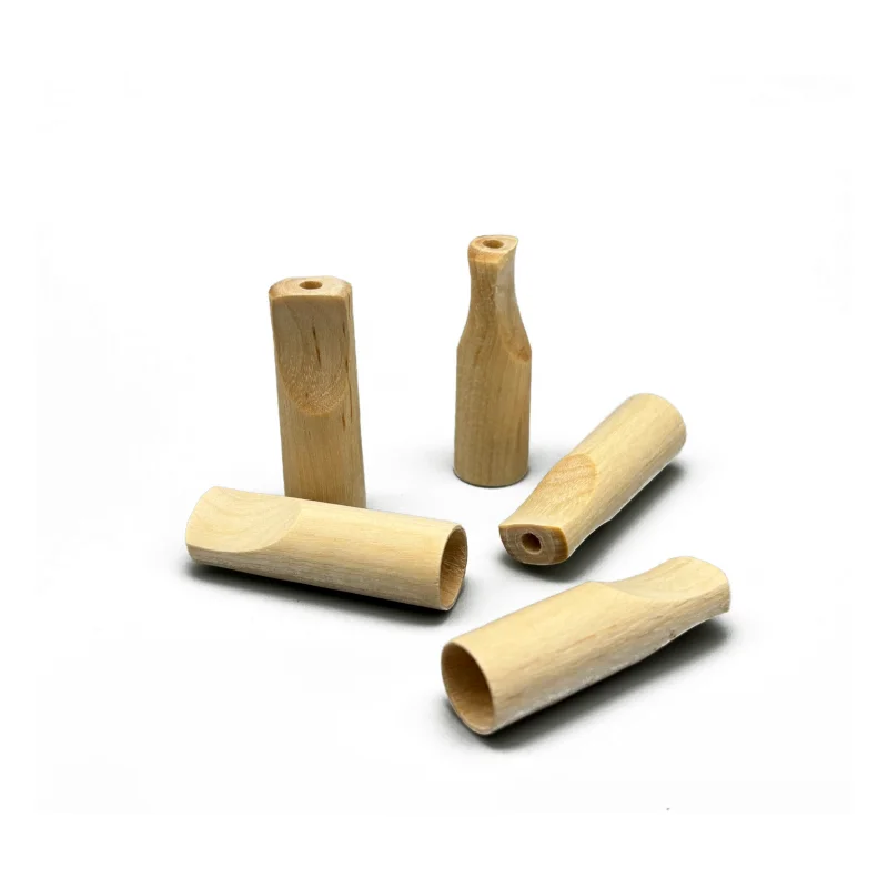 Wholesale Custom Wooden Filter Tips Eco-Friendly Disposable Birch Wood Mouthpiece with Different Sizes for Crafts