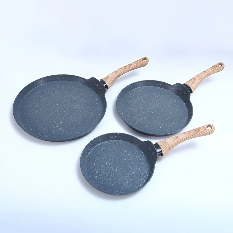Maifanshi flat bottomed pan nonstick pans baking universal small frypan cake crust special breakfast household use crepe pan