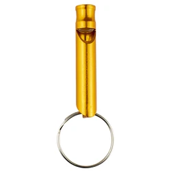 Factory wholesale custom multicolor aluminum alloy whistle cheerleader and outdoor safety whistle