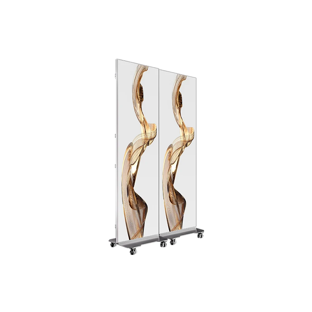 83 Inch 70 Inch Canbest CJ Next Portable P1.5 P1.8 P2.5 GOB Digital Led Poster Display Screen Indoor Portable Led Video Wall
