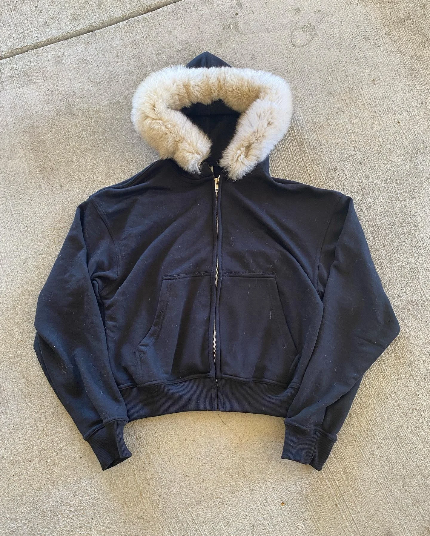 Hoddie Manufacturer Custom Designer Heavy Cotton 400 GSM Thick Heavyweight Boxy Cotton Fur Blank Zip Up Jackets Hoodie For Men