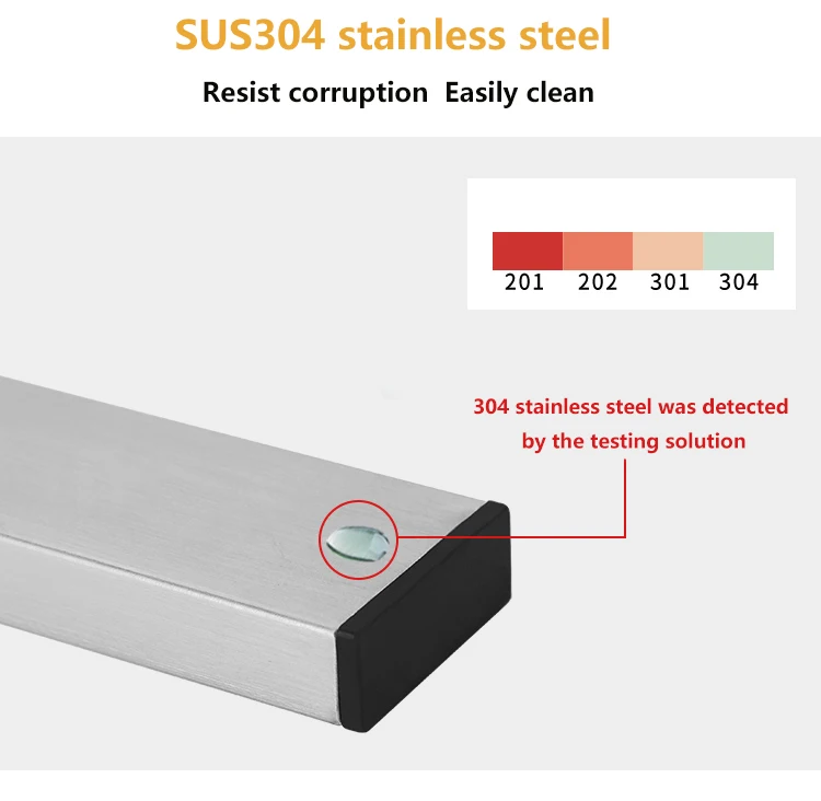 Hole-free magnetic knife holder wall-mounted magnet storage kitchen rack magnetic knife holder