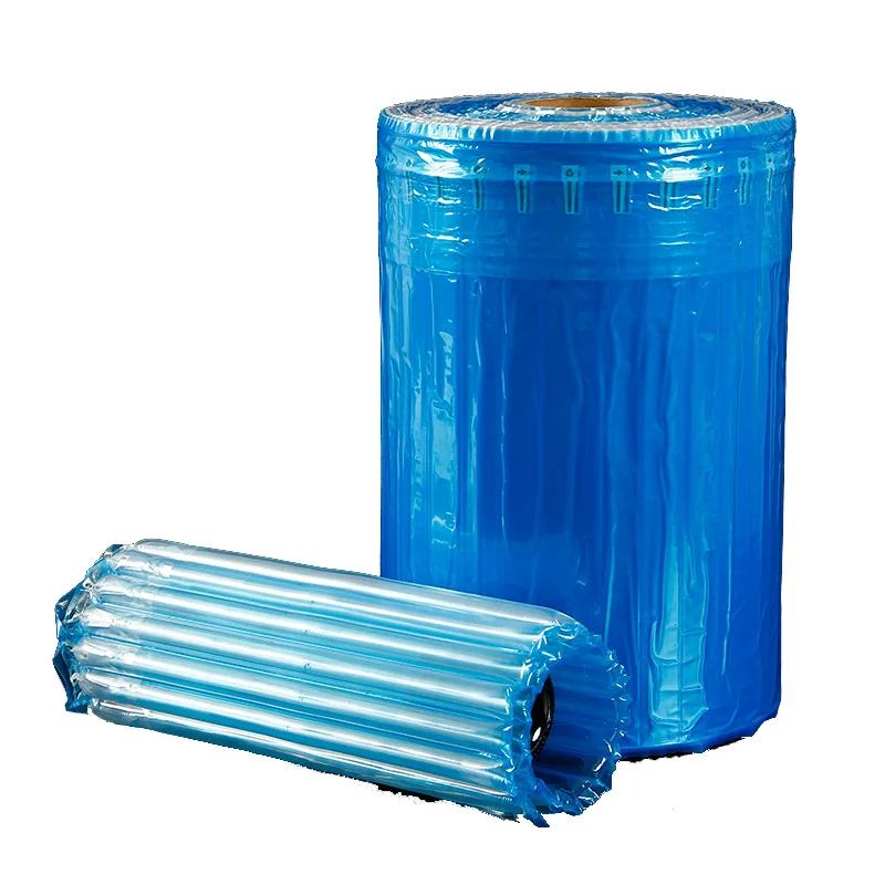 
30cm blue air coil material spot shockproof inflatable express column bag 