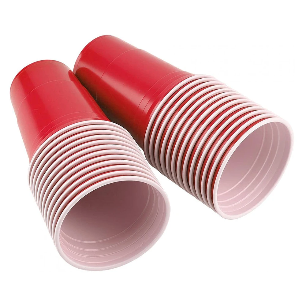 16oz Red party cups plastic shot glasses beer pong game plastic cups for drinking and playing