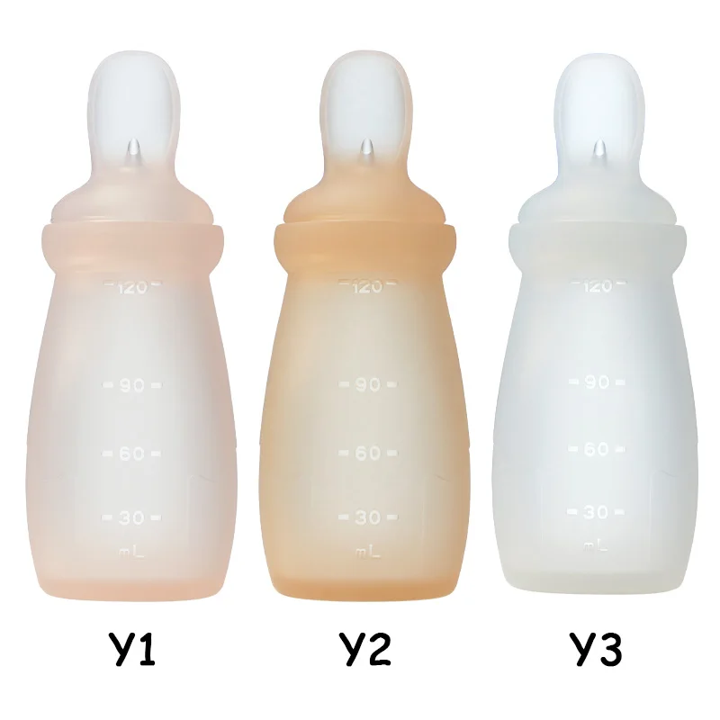 Silicone Baby Products Custom baby spoon feeder bottle factory customization with brand logo