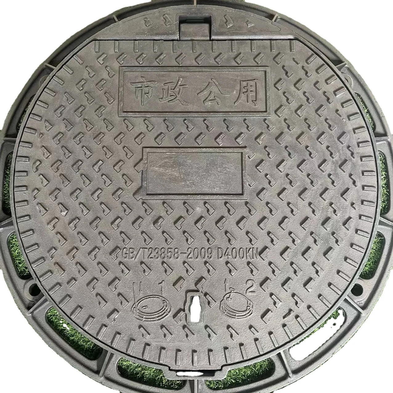 Крышка люка из ковкого чугуна EN124 D400 крышка для сточных