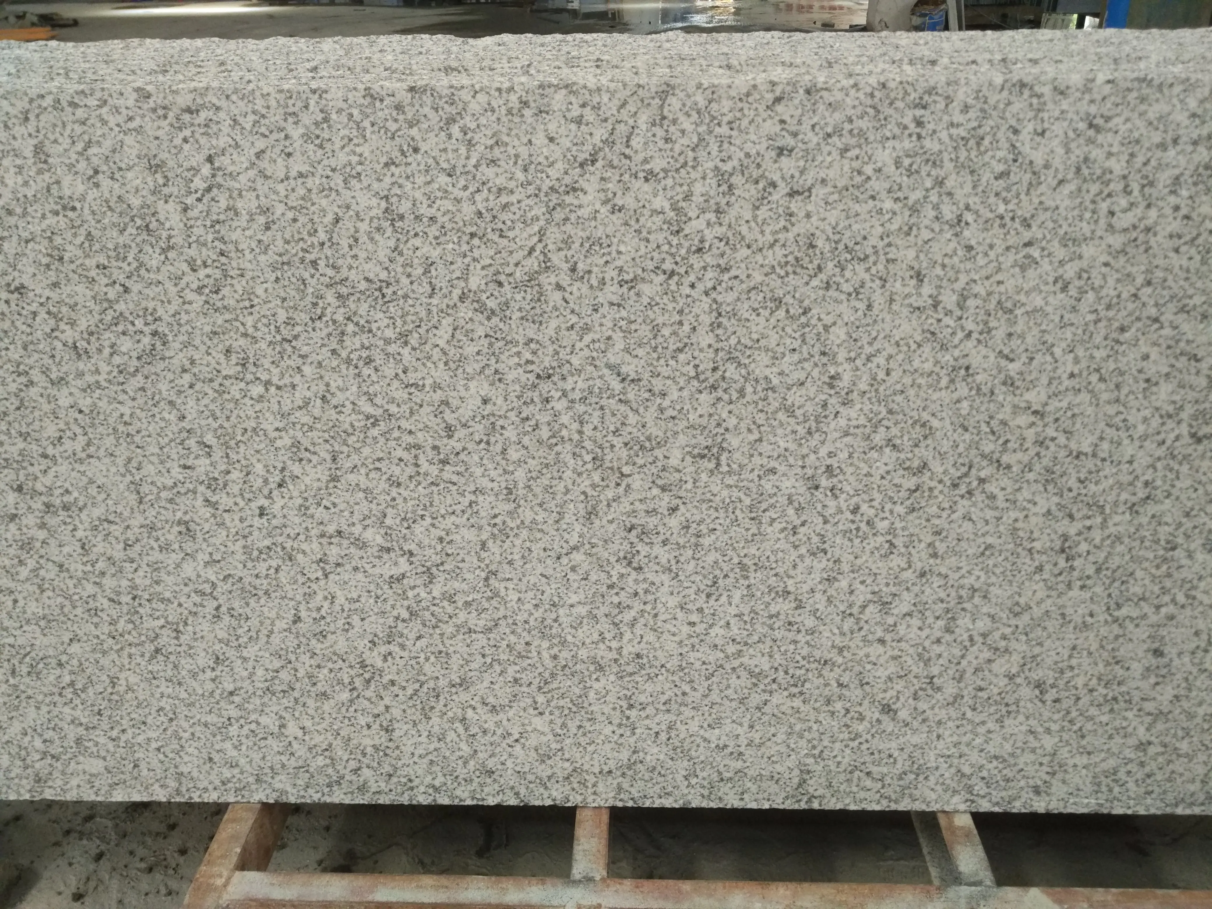 natural stone new white G655 cheap granite slab for countertop white granite staircase